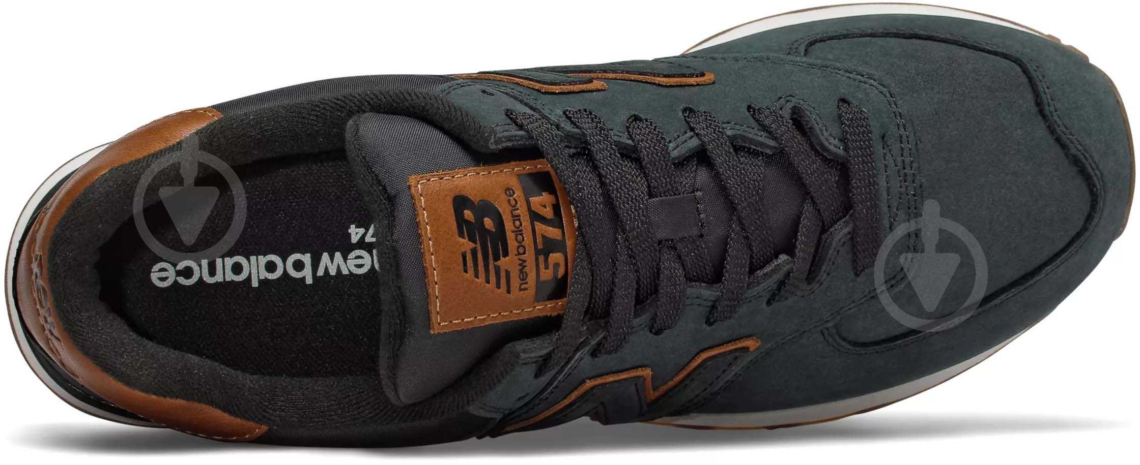 Кроссовки мужские New Balance ML574NBI р.46,5 черные - фото 3