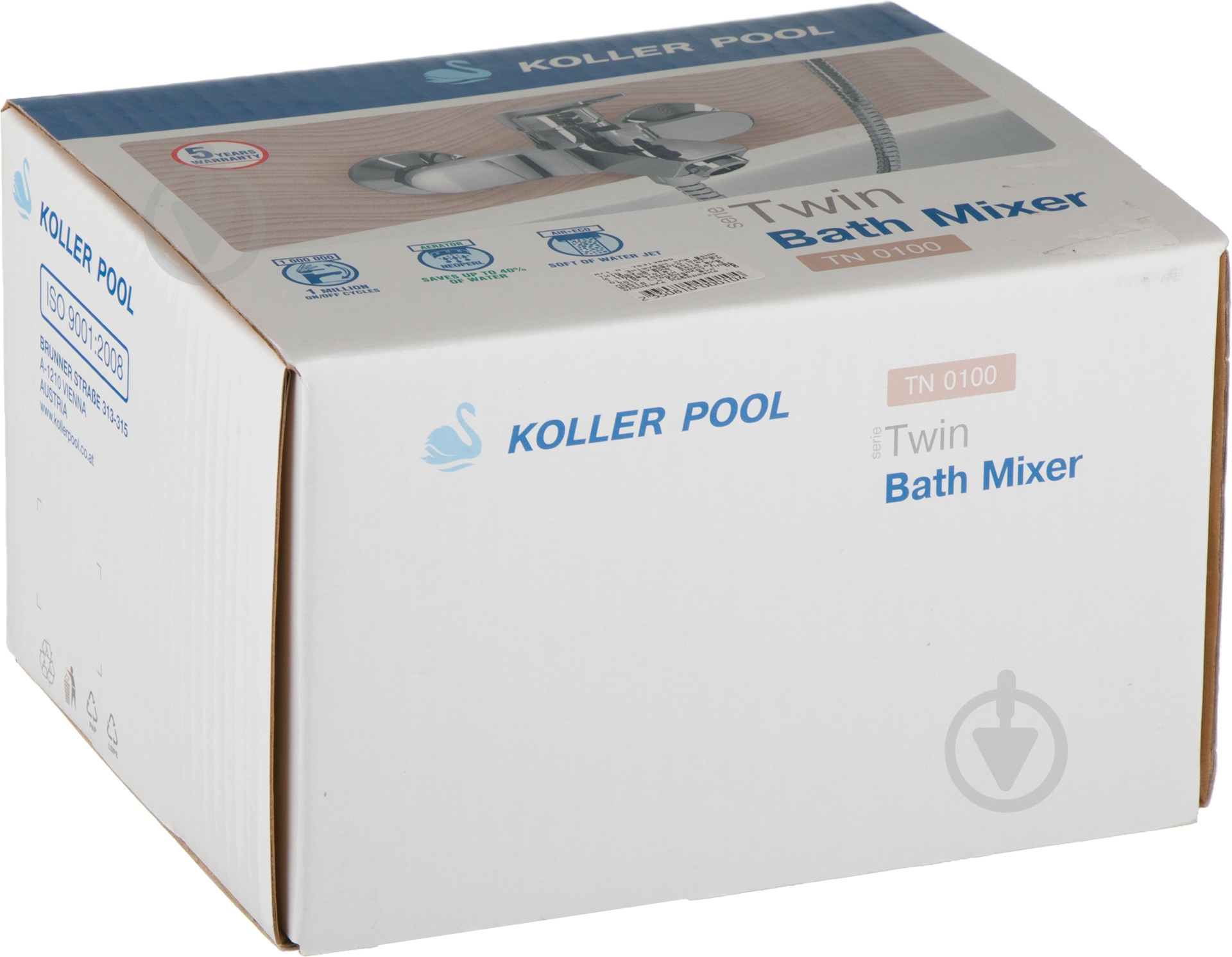 Смеситель для ванны Koller Pool Twin TN0100 - фото 3