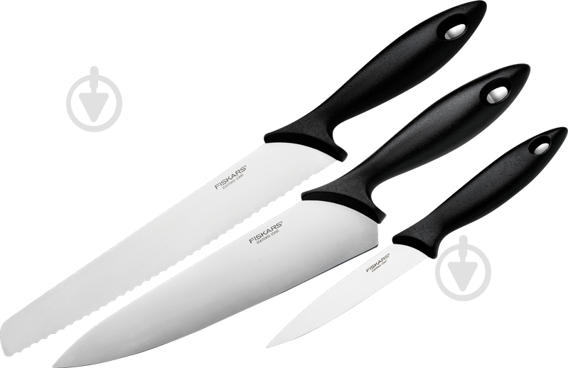 Набор ножей Fiskars Kitchen Smart 3 шт. 1004928 - фото 1 Набор ножей Fiskars Kitchen Smart 3 шт. 1004928 - фото 1