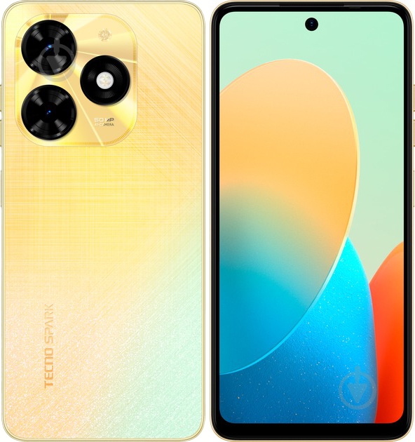 Смартфон Tecno Spark 20C (BG7n) Dual Sim 8/128GB alpenglow gold (4,8949470169e+012) - фото 1 Смартфон Tecno Spark 20C (BG7n) Dual Sim 8/128GB alpenglow gold (4,8949470169e+012) - фото 1