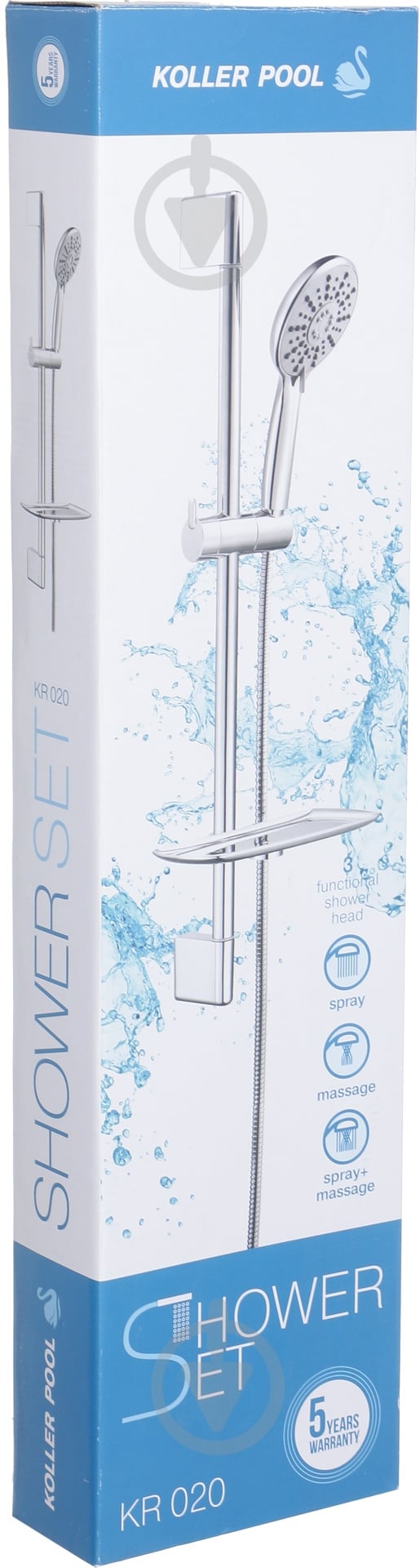 Душевой набор Koller Pool Kvardo KR020 - фото 4 Душевой набор Koller Pool Kvardo KR020 - фото 4