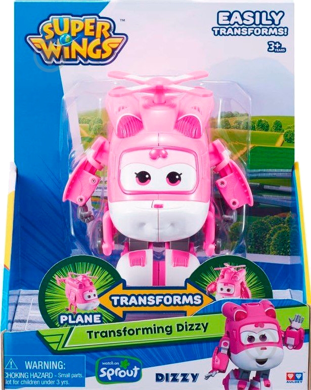 Игрушка-трансформер Super Wings Dizzy YW710240 - фото 4 Игрушка-трансформер Super Wings Dizzy YW710240 - фото 4