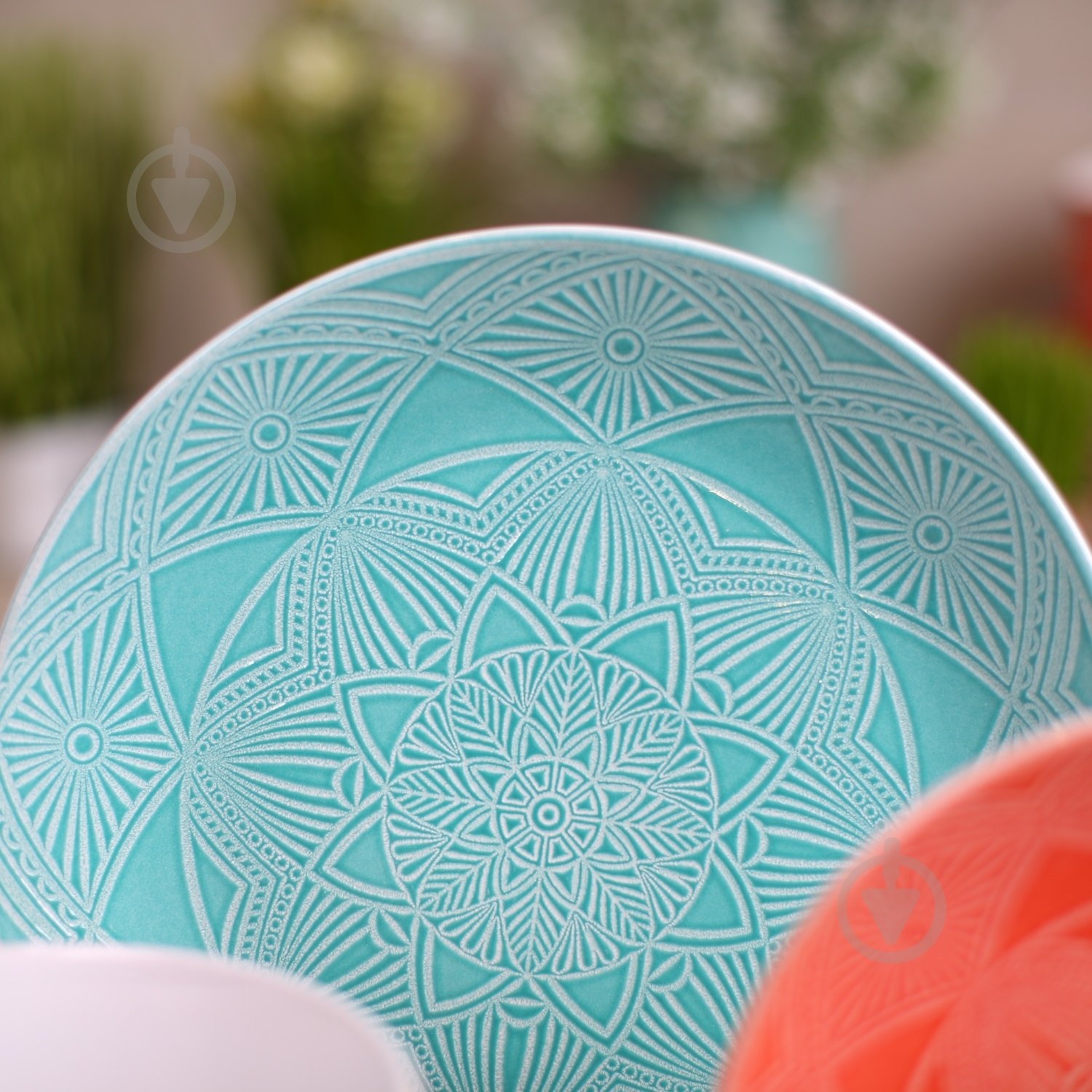 Тарелка обеденная Milika Prosperity Azure 27 см M0480-HX-2102D - фото 2