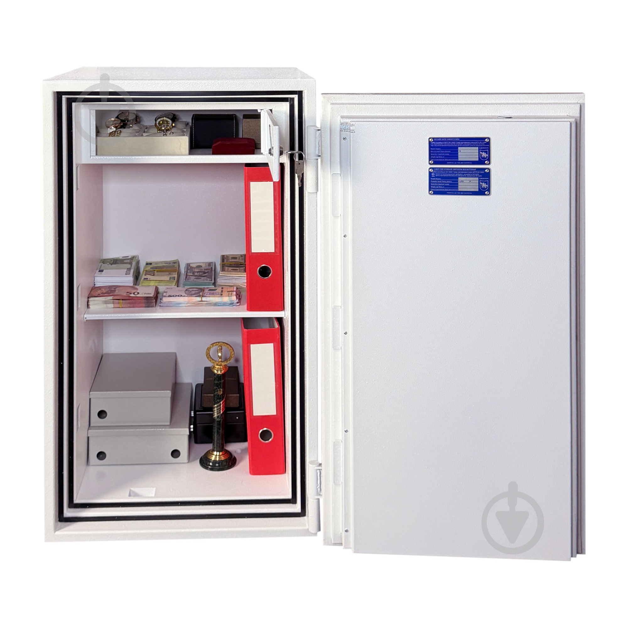 Сейф огнестойкий Griffon FRS.90.K White - фото 7
