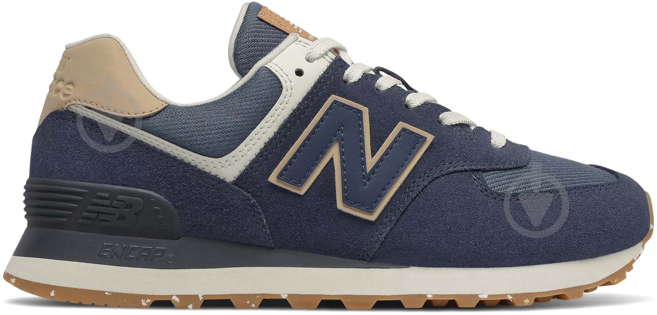 Кроссовки женские демисезонные New Balance WL574SO2 р.39 темно-синие - фото 1