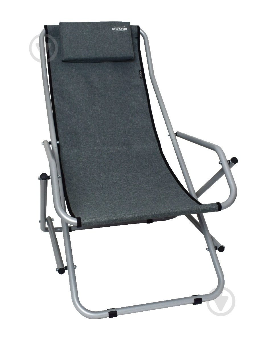 Кресло-шезлонг Novator SH-7 Grey - фото 9 Кресло-шезлонг Novator SH-7 Grey - фото 9