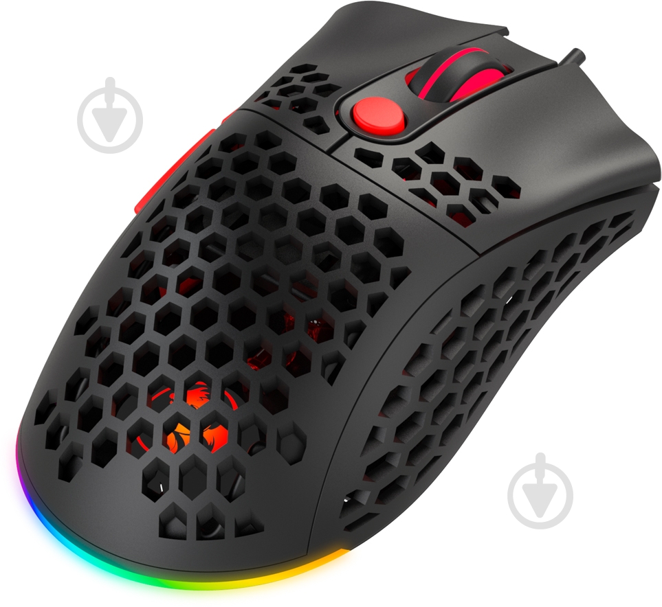 Мышка 2E Gaming HyperSpeed Lite WL RGB Black (2E-MGHSL-WL-BK) - фото 2