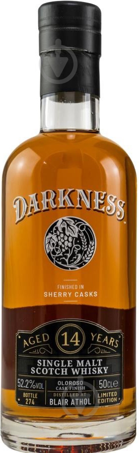Виски Darkness! Blair Athol 14yo 0,5 л - фото 1