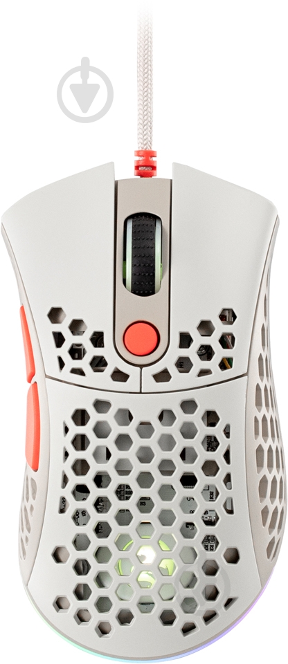 Мышка 2E Gaming HyperSpeed Lite WL RGB Retro White (2E-MGHSL-WL-WT) - фото 1