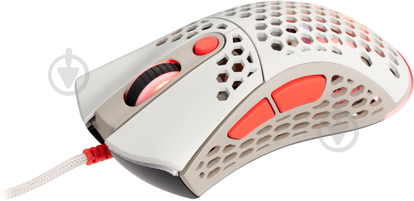 Мышка 2E Gaming HyperSpeed Lite WL RGB Retro White (2E-MGHSL-WL-WT) - фото 3