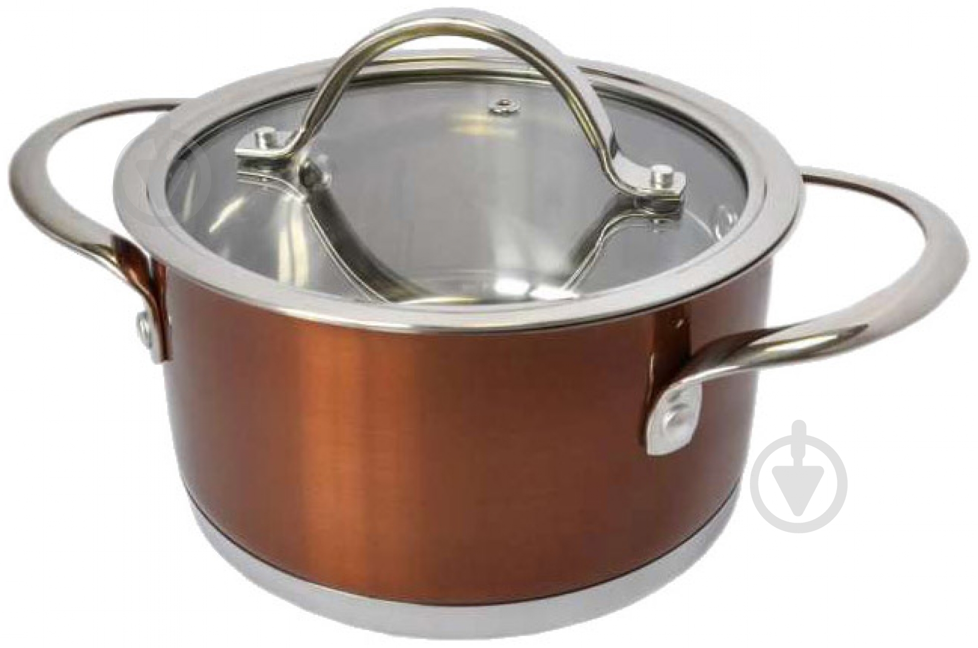 Кастрюля с крышкой Kohen Copper 3,3 л 14313 - фото 1
