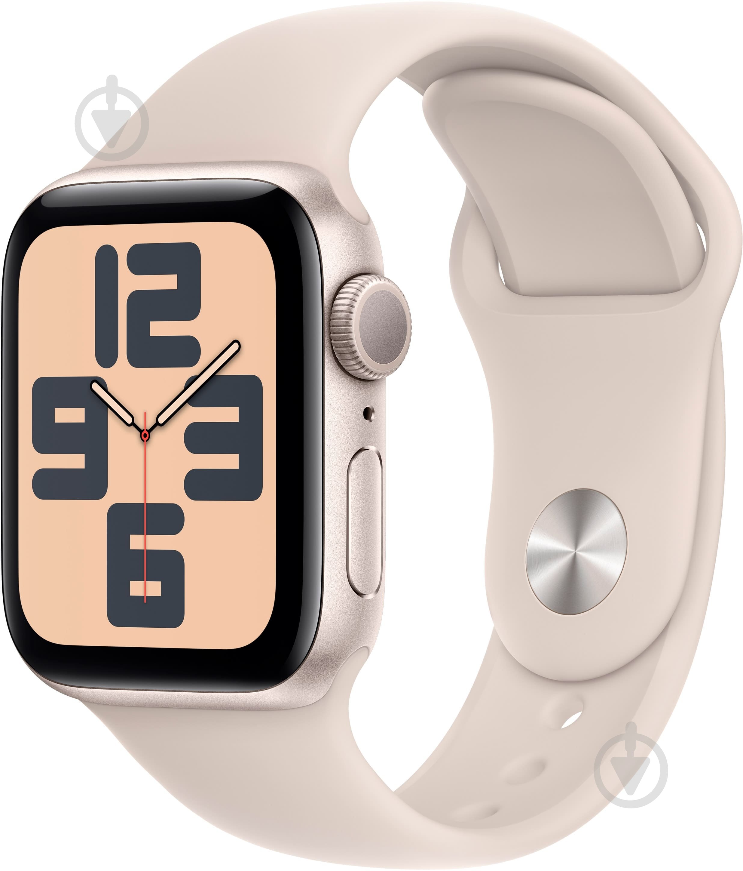 Смарт-годинник Apple Watch SE 2023 GPS 40mm Starlight Aluminium Case with Starlight Sport Band - S/M (MR9U3QP/A) - фото 1