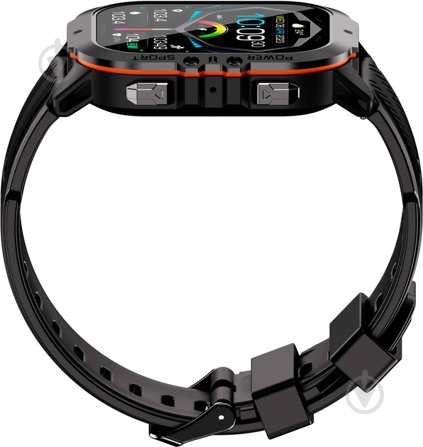 Смарт-часы Oukitel BT20 black/orange (BT20 Orange) - фото 3 Смарт-часы Oukitel BT20 black/orange (BT20 Orange) - фото 3