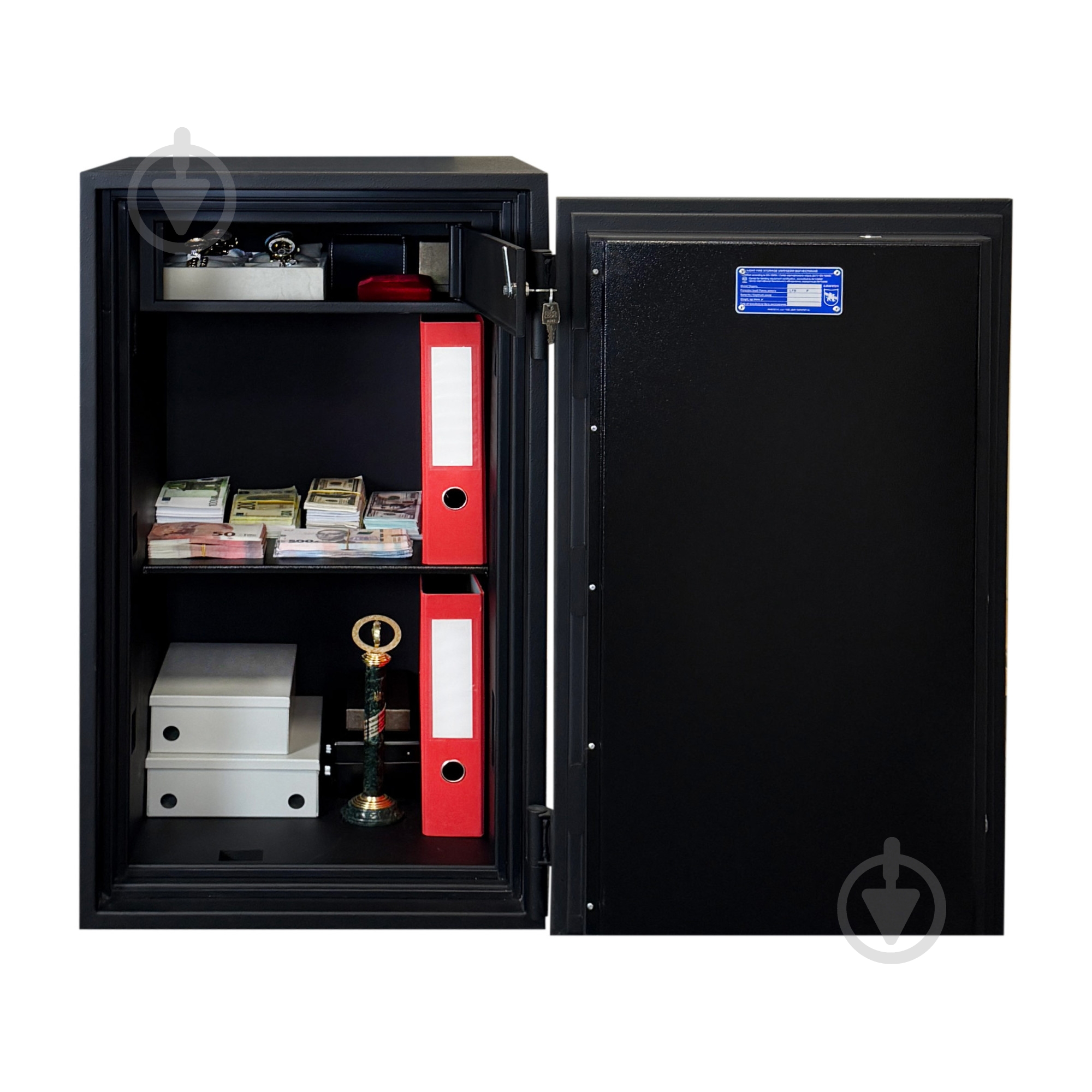 Сейф вогнетривкий Griffon FRS.90.E BLACK - фото 4