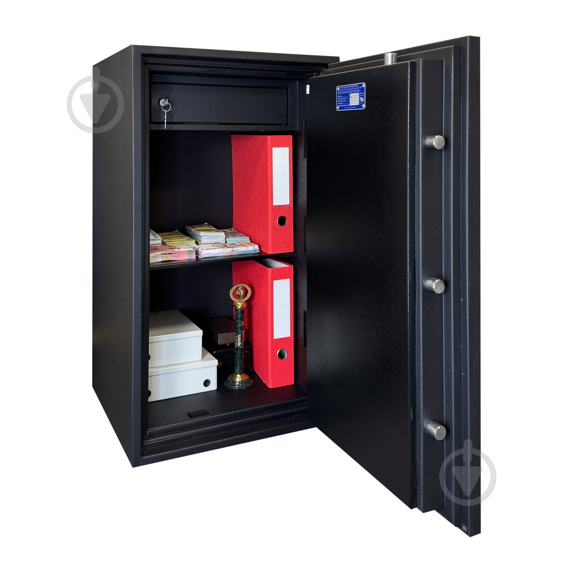 Сейф вогнетривкий Griffon FRS.90.E BLACK - фото 3