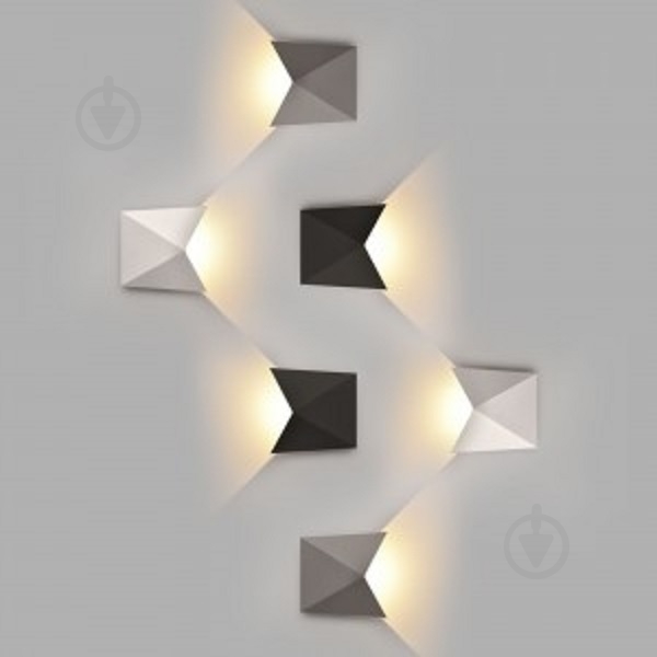 Светильник уличный настенный Strotskis Techno LED 9 Вт белый 1517 - фото 4