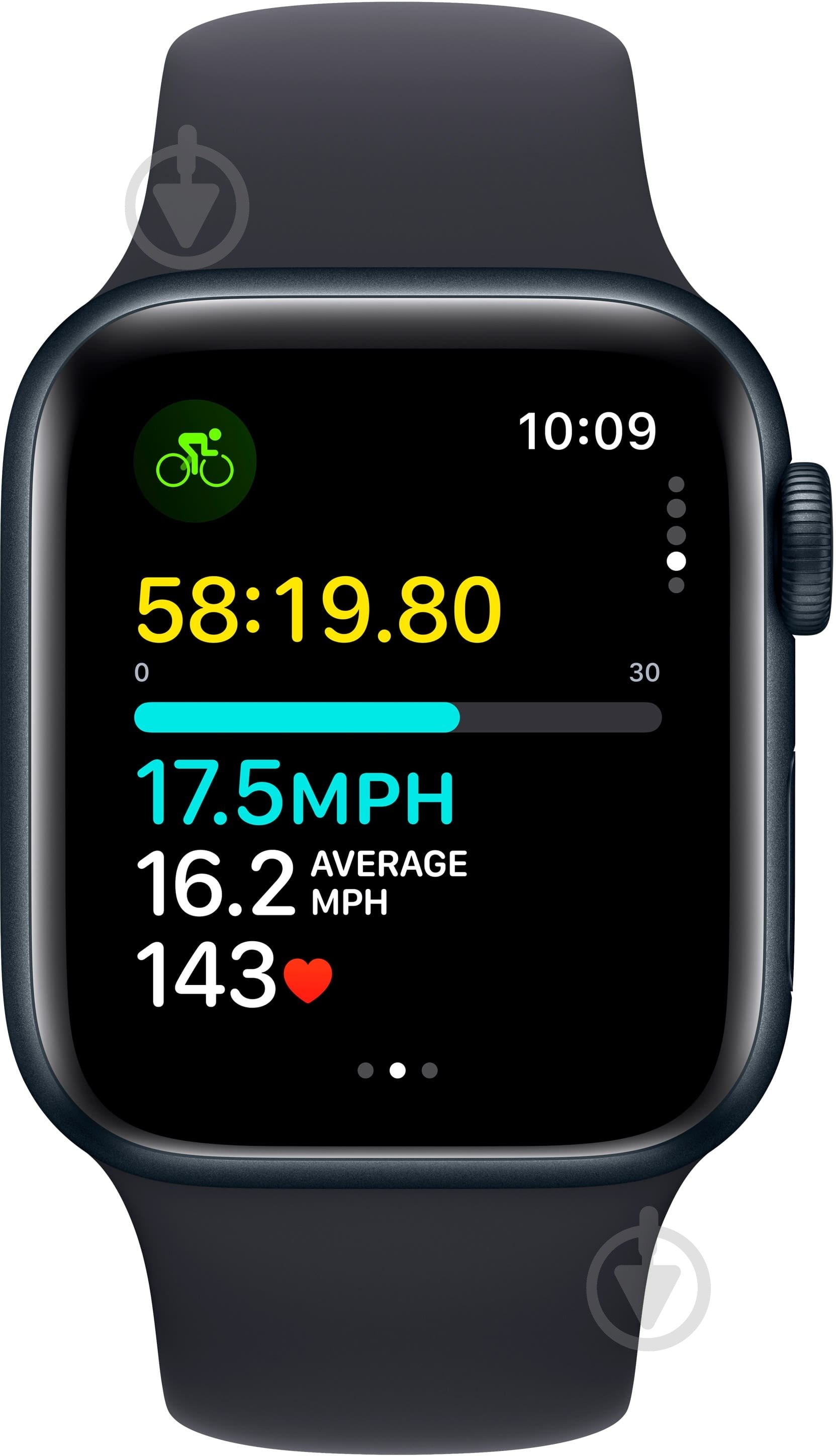 Смарт-годинник Apple Watch SE 2023 GPS 40mm Midnight Aluminium Case with Midnight Sport Band - S/M (MR9X3QP/A) - фото 6