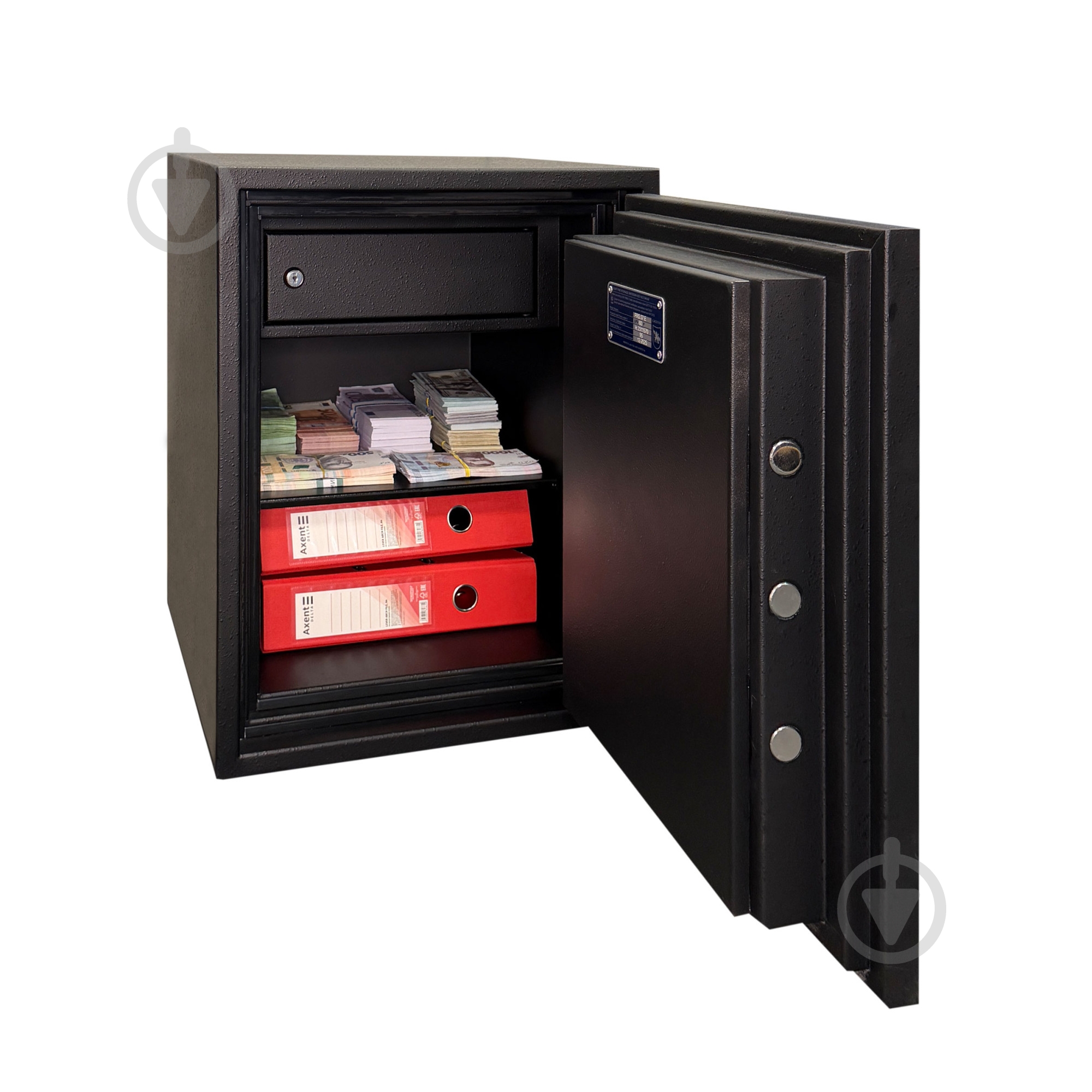 Сейф вогнетривкий Griffon FRS.57.E Black - фото 3
