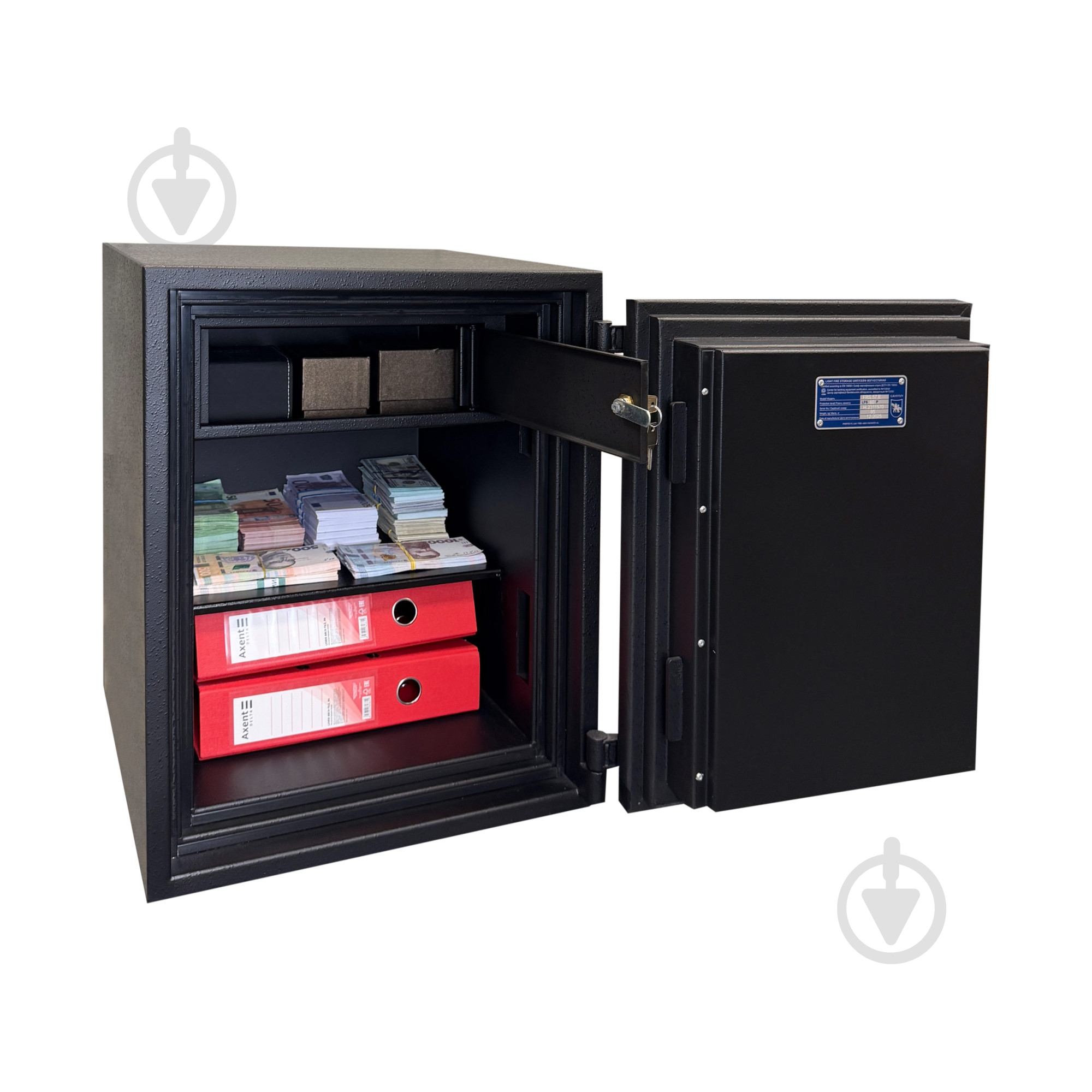 Сейф вогнетривкий Griffon FRS.57.E Black - фото 4