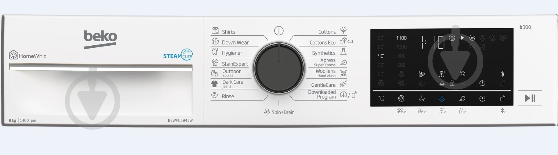 Стиральная машина Beko B3WFU5943W - фото 3