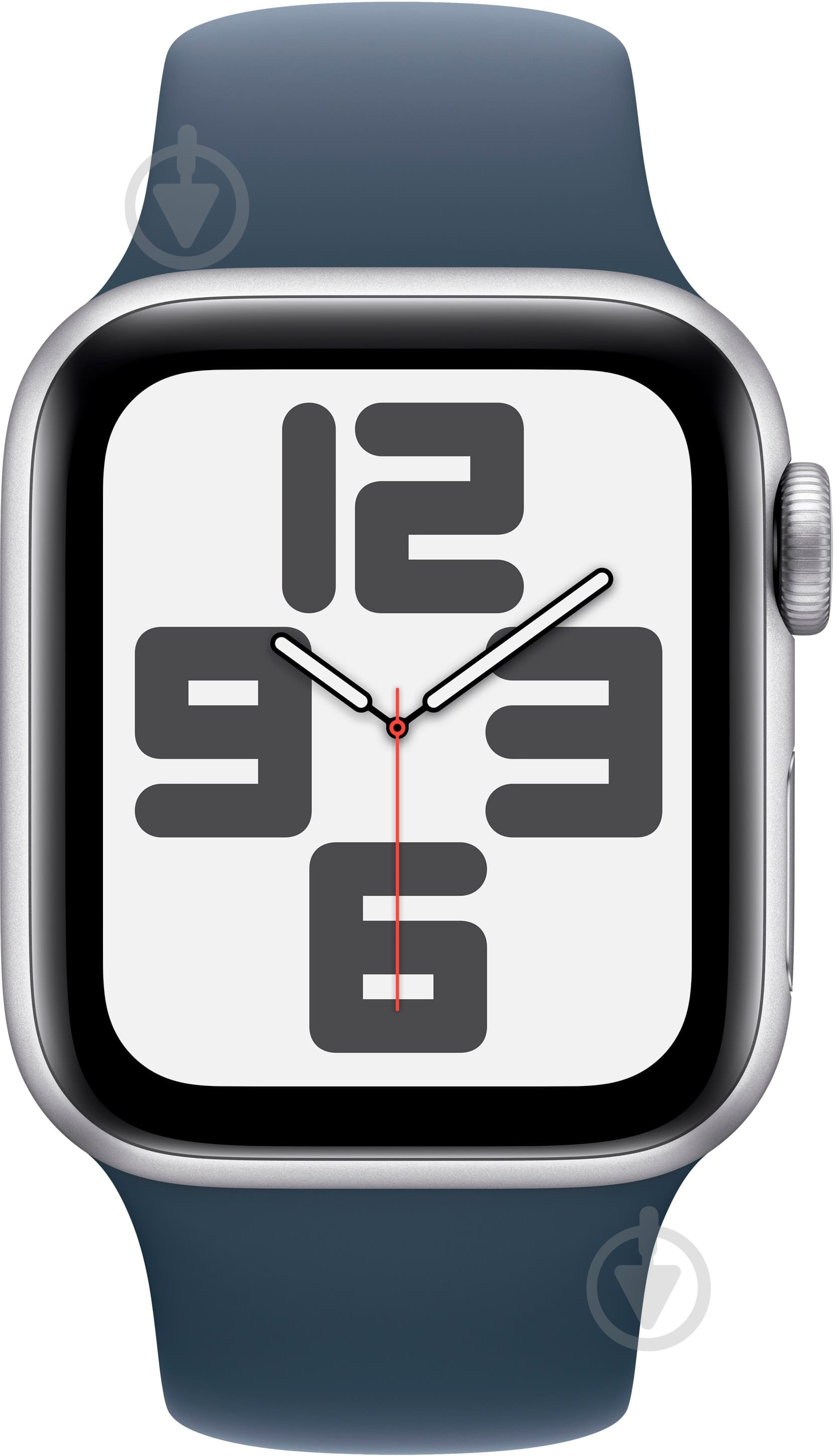 Смарт-годинник Apple Watch SE 2023 GPS 40mm Silver Aluminium Case with Storm Blue Sport Band - S/M (MRE13QP/A) - фото 2