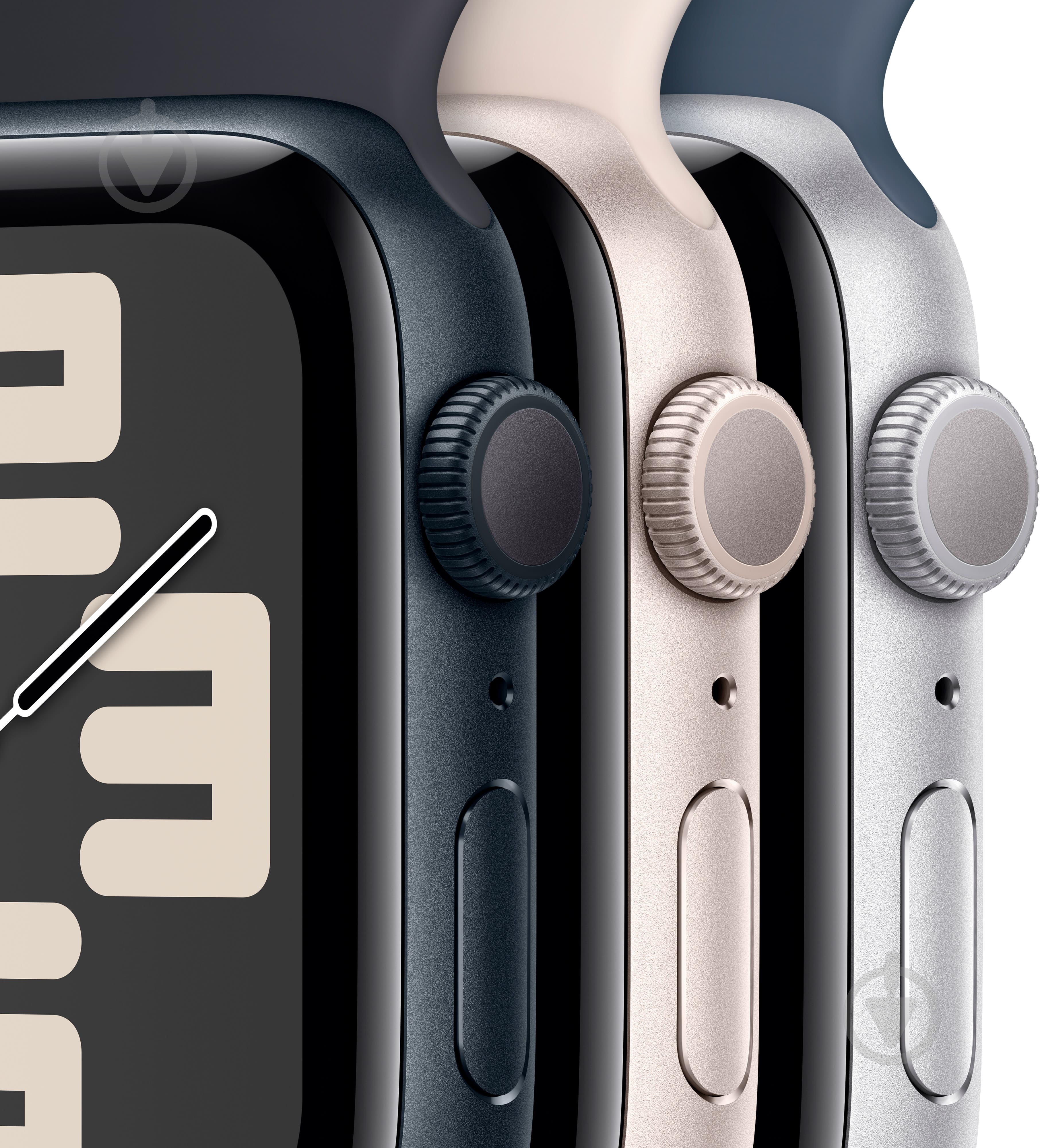 Смарт-годинник Apple Watch SE 2023 GPS 40mm Silver Aluminium Case with Storm Blue Sport Band - S/M (MRE13QP/A) - фото 3