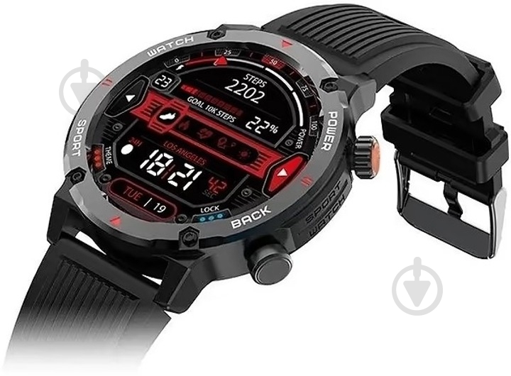 Смарт-часы iMiki D2 Silicone Strap black (imiki D2 Black Silicone Strap) - фото 7