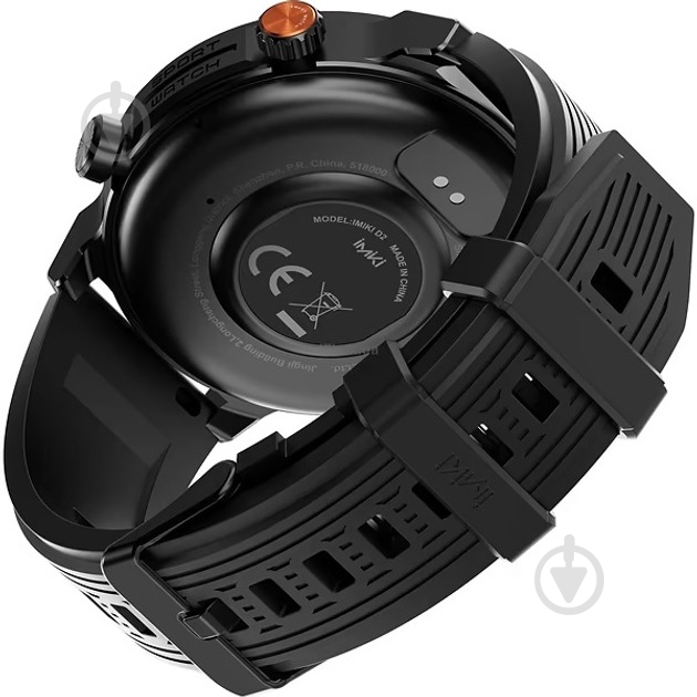 Смарт-часы iMiki D2 Silicone Strap black (imiki D2 Black Silicone Strap) - фото 6