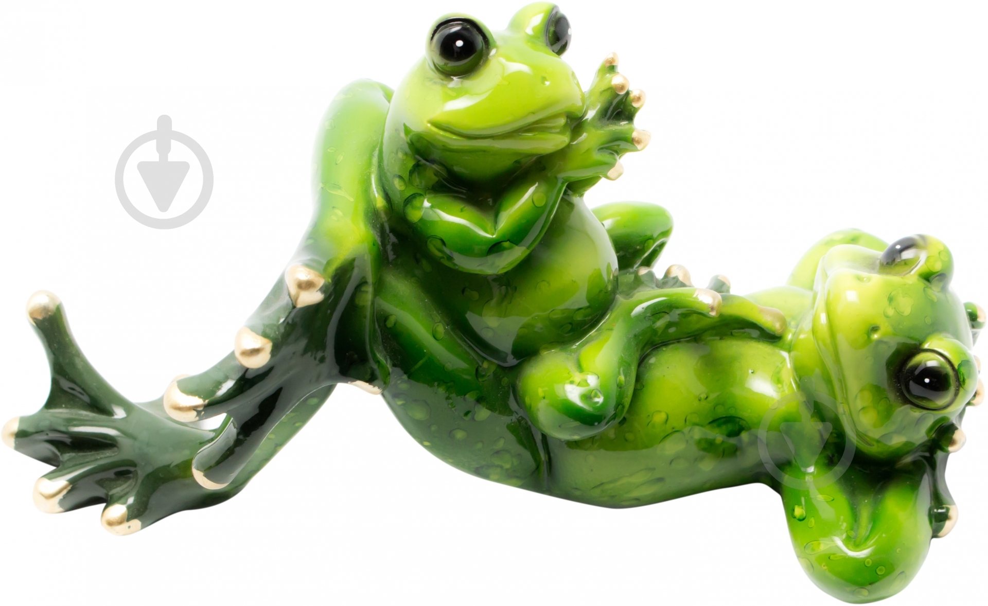 Фигурка Lefard лягушки 919-004 9х8 см зеленый - фото 1