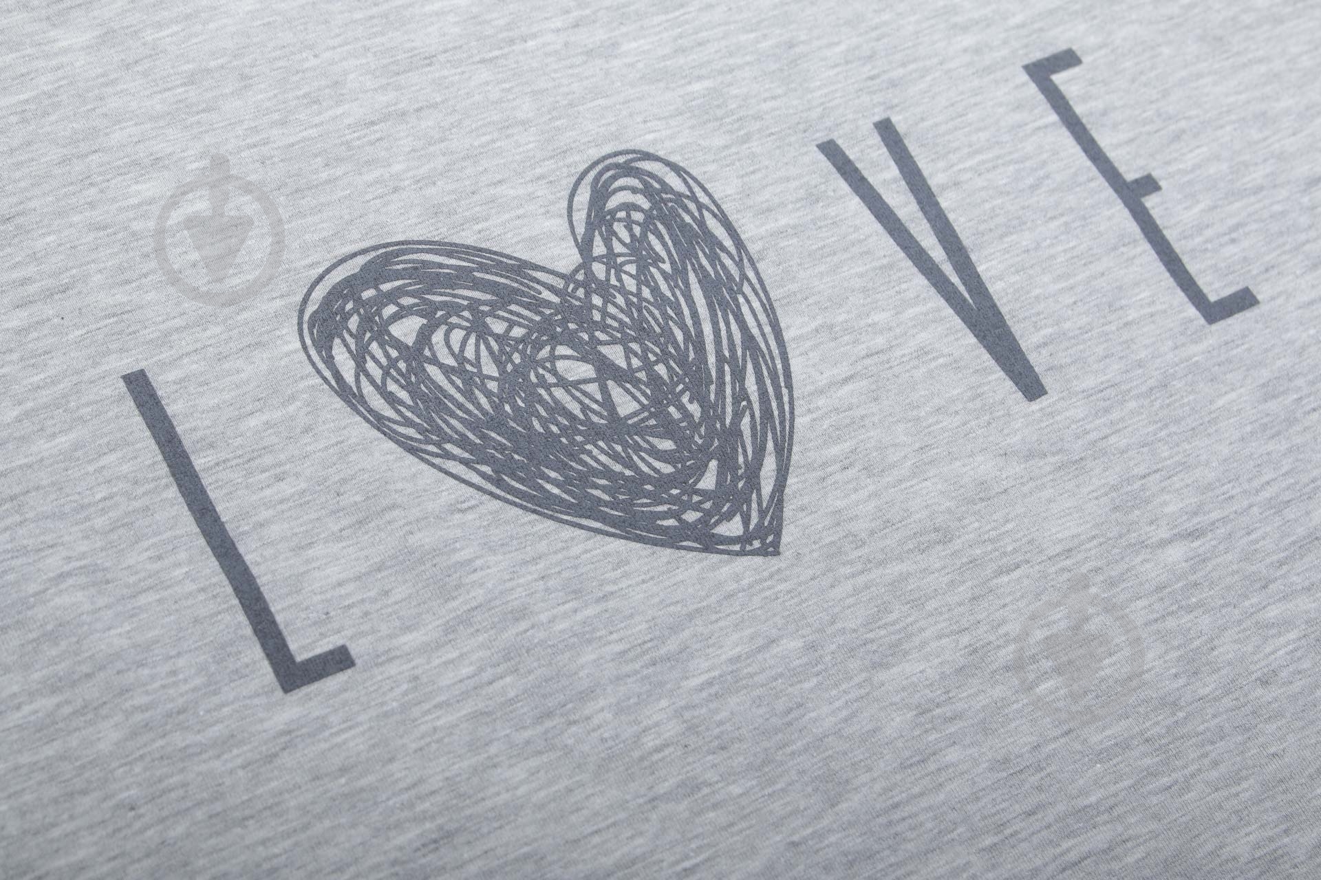 Туника с принтом р. М серый - фото 3