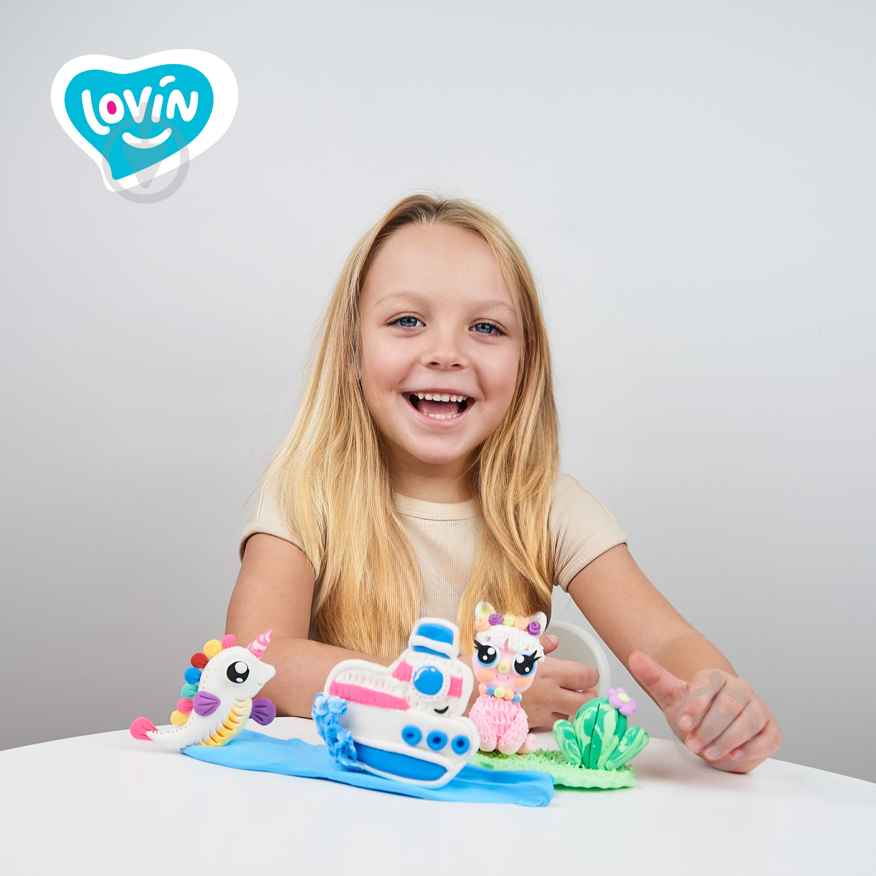 ᐉ Пластилин легкий набор 24 цвета Lovin • Купить в Киеве, Украине