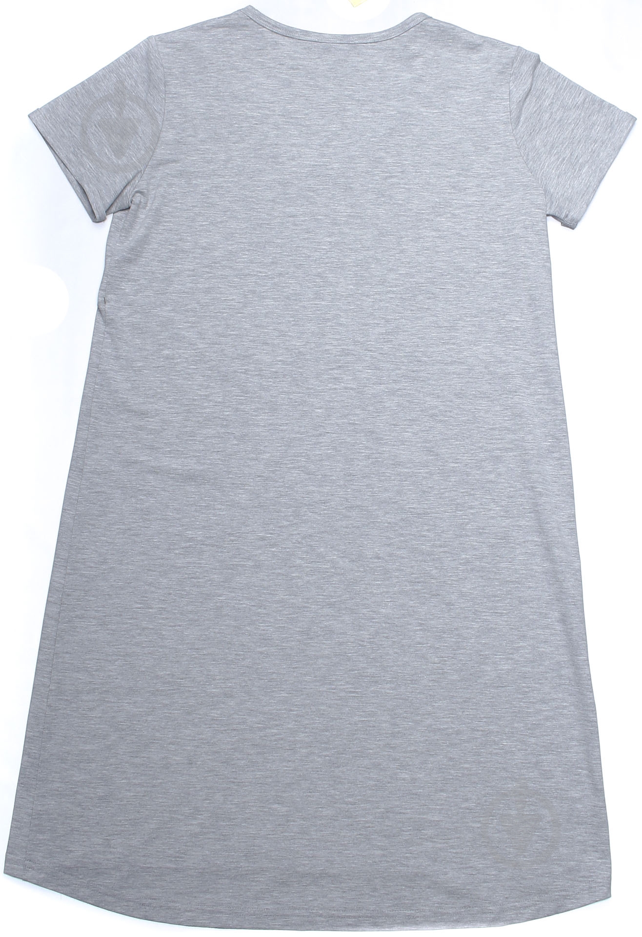 Туника с принтом р. L серый - фото 2