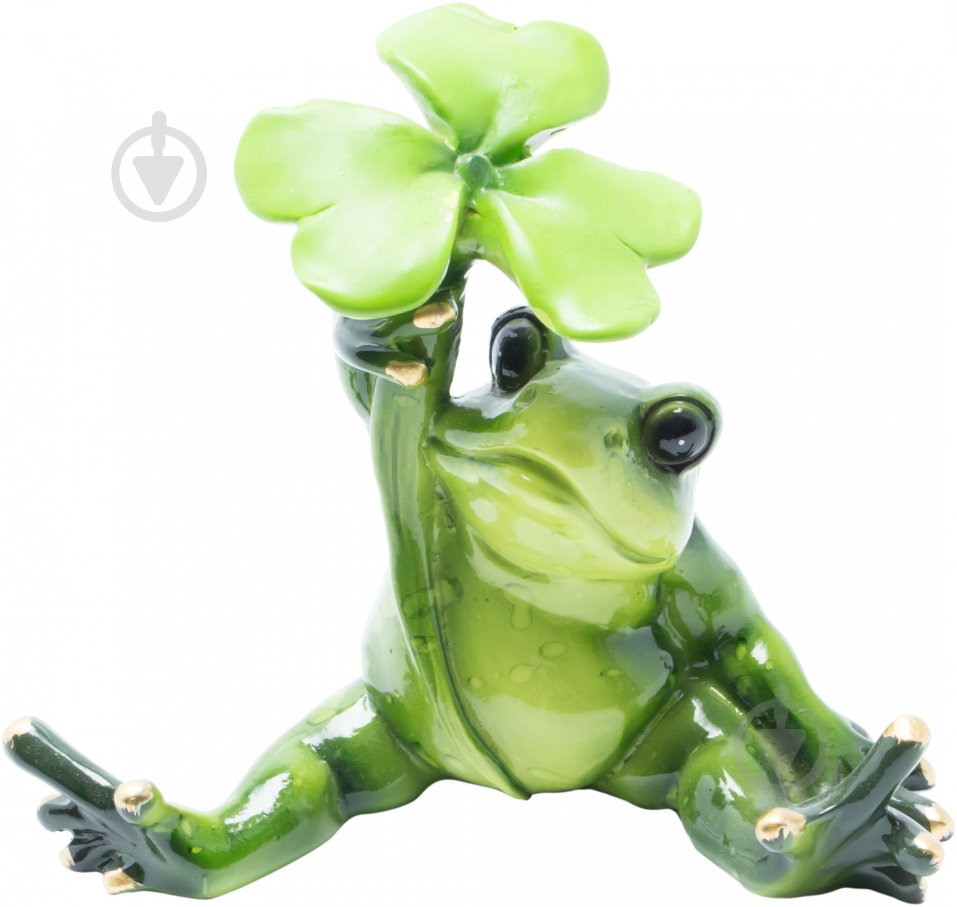 Фигурка Lefard лягушка 919-008 9х6 см зеленый - фото 1