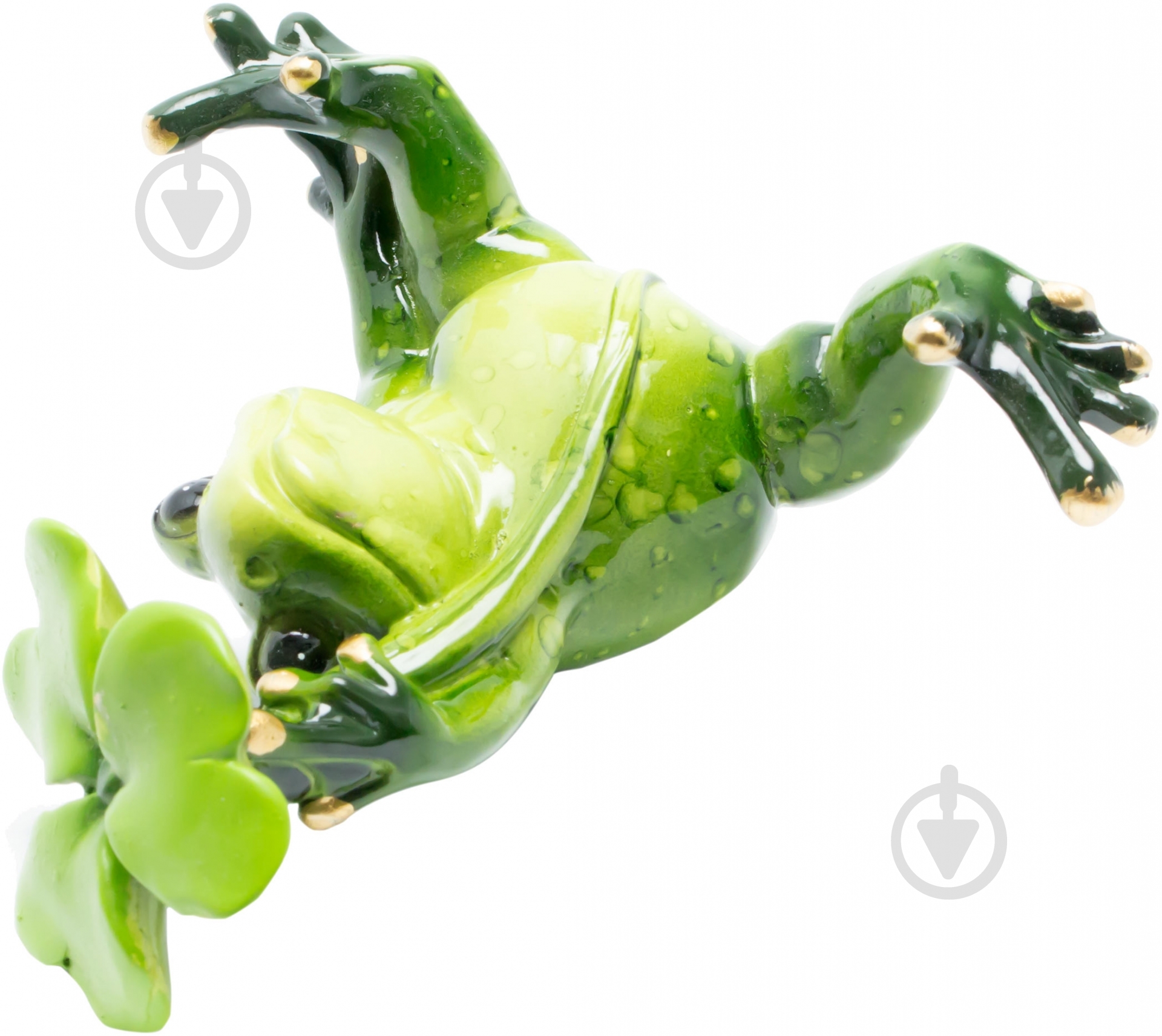 Фигурка Lefard лягушка 919-008 9х6 см зеленый - фото 3