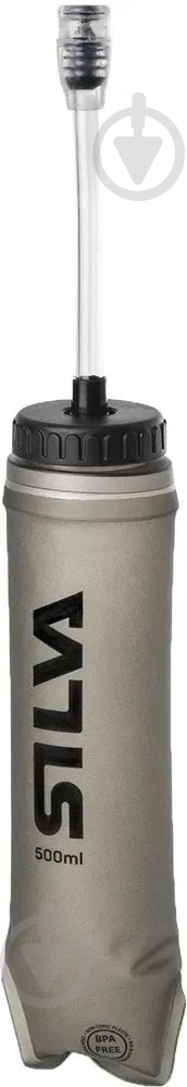 Бутылка Silva Soft Flask Straw 500 мл (SLV 38416) - фото 1 Бутылка Silva Soft Flask Straw 500 мл (SLV 38416) - фото 1