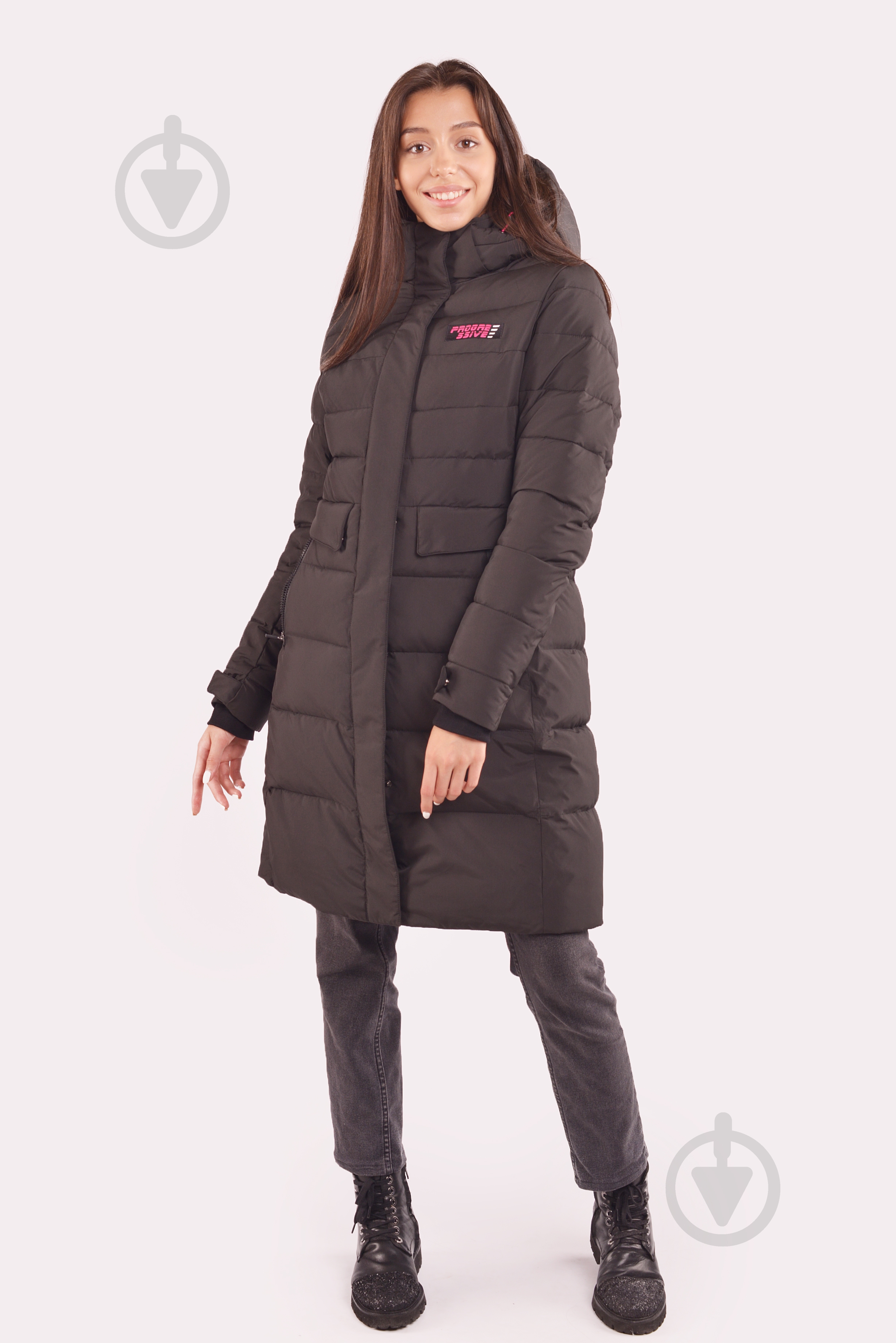 Куртка женская зимняя Avecs AV-70411/1 р.3XL черная - фото 1 Куртка женская зимняя Avecs AV-70411/1 р.3XL черная - фото 1