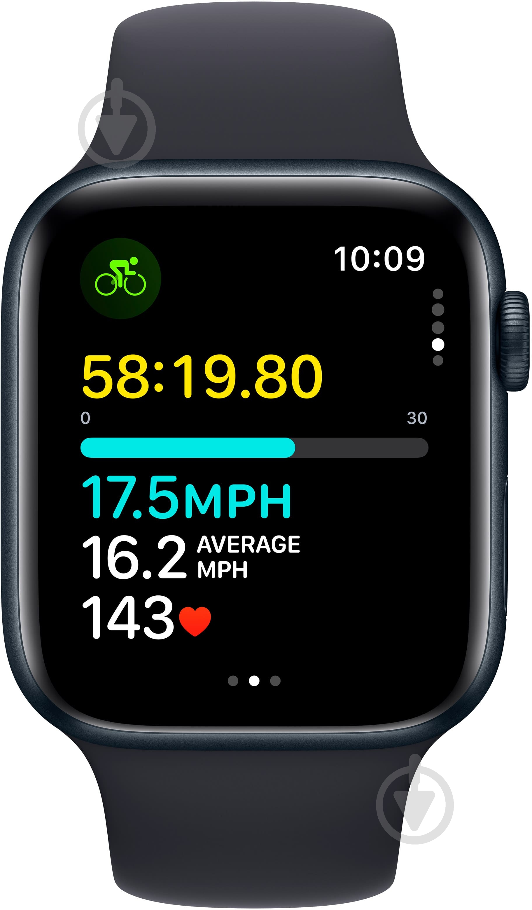 Смарт-годинник Apple Watch SE 2023 GPS 44mm Midnight Aluminium Case with Midnight Sport Band - M/L (MRE93QP/A) - фото 6