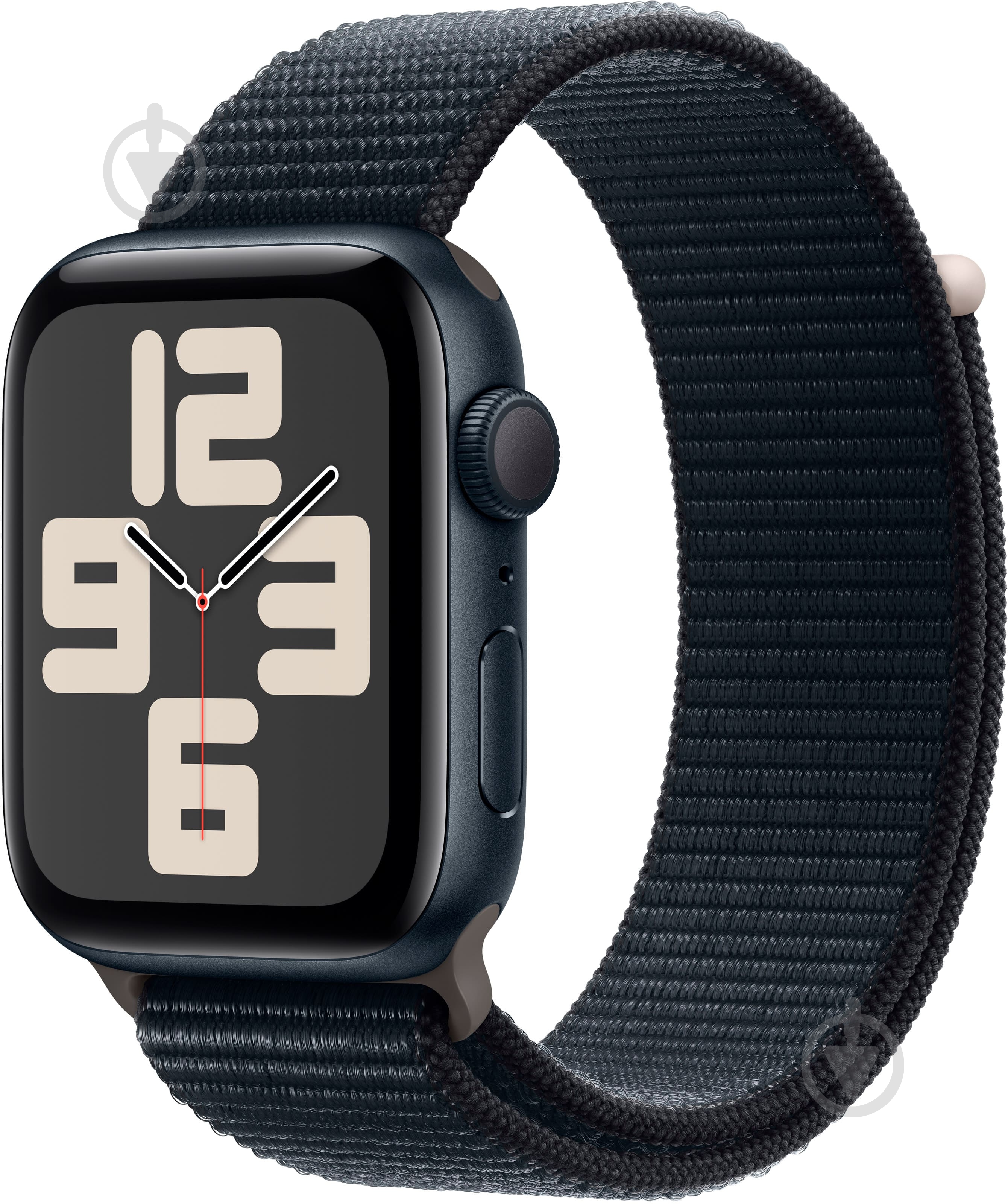 Смарт-годинник Apple Watch SE 2023 GPS 44mm Midnight Aluminium Case with Midnight Sport Loop (MREA3QP/A) - фото 1