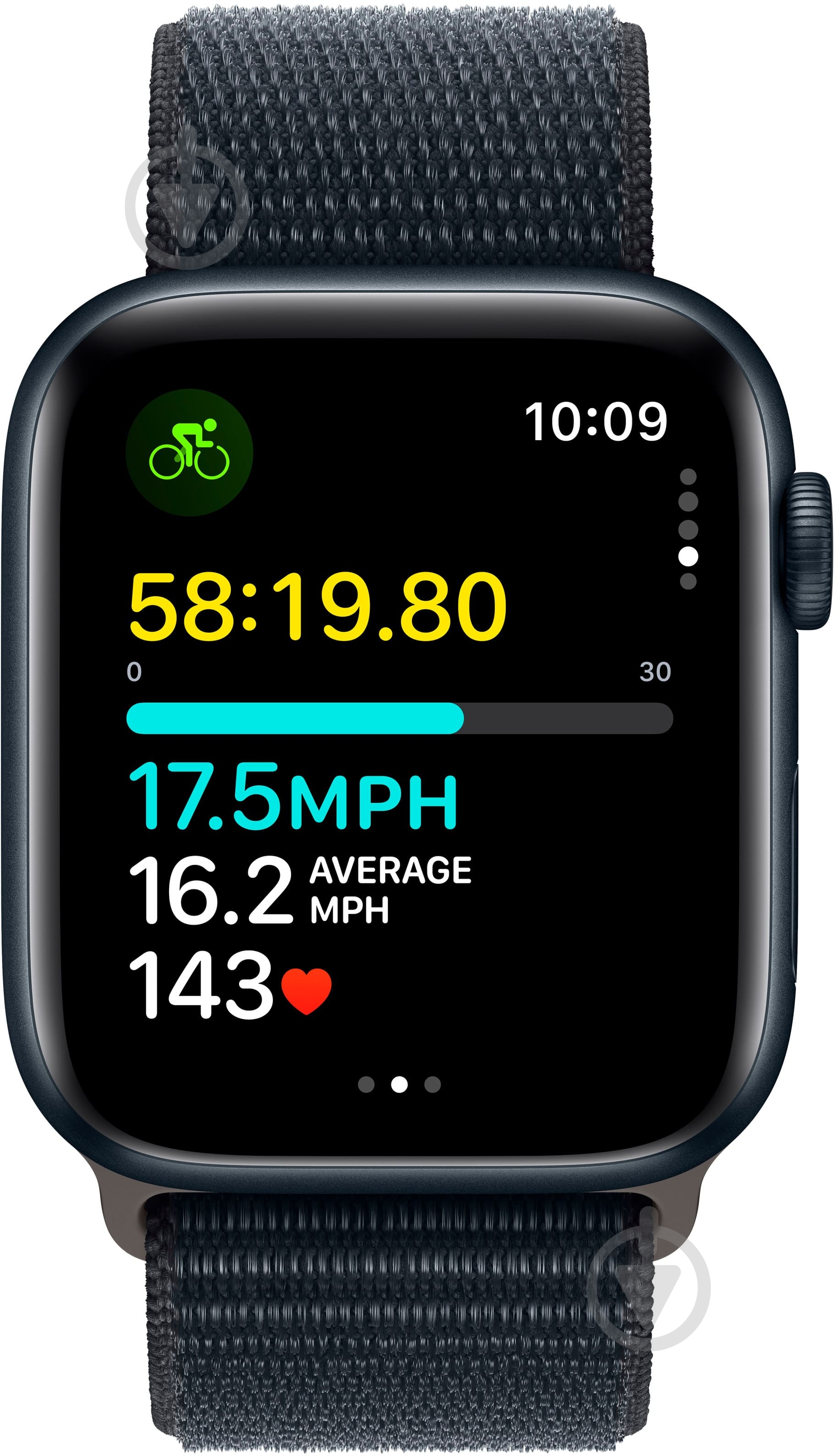 Смарт-годинник Apple Watch SE 2023 GPS 44mm Midnight Aluminium Case with Midnight Sport Loop (MREA3QP/A) - фото 6
