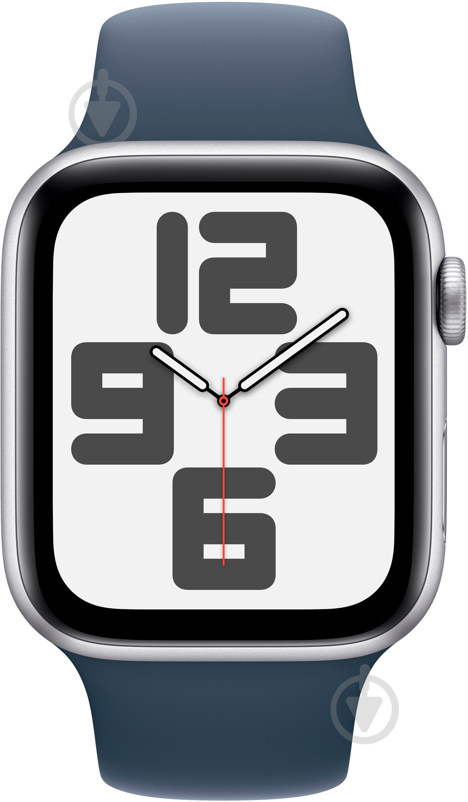 Смарт-годинник Apple Watch SE 2023 GPS 44mm Silver Aluminium Case with Storm Blue Sport Band - M/L (MREE3QP/A) - фото 2
