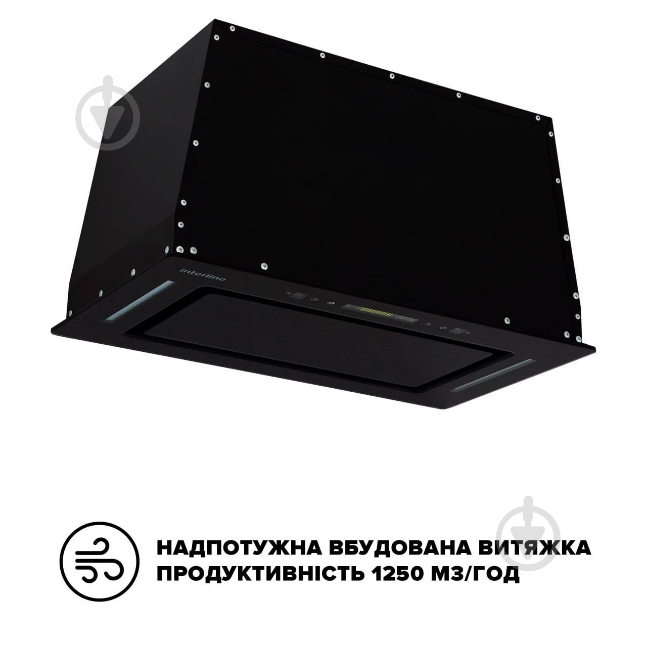 ВИТРИНА! Вытяжка Interline JOLLY BL A/60/GL/K - фото 4