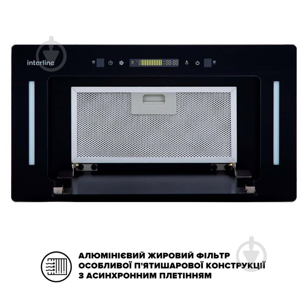 ВИТРИНА! Вытяжка Interline JOLLY BL A/60/GL/K - фото 7