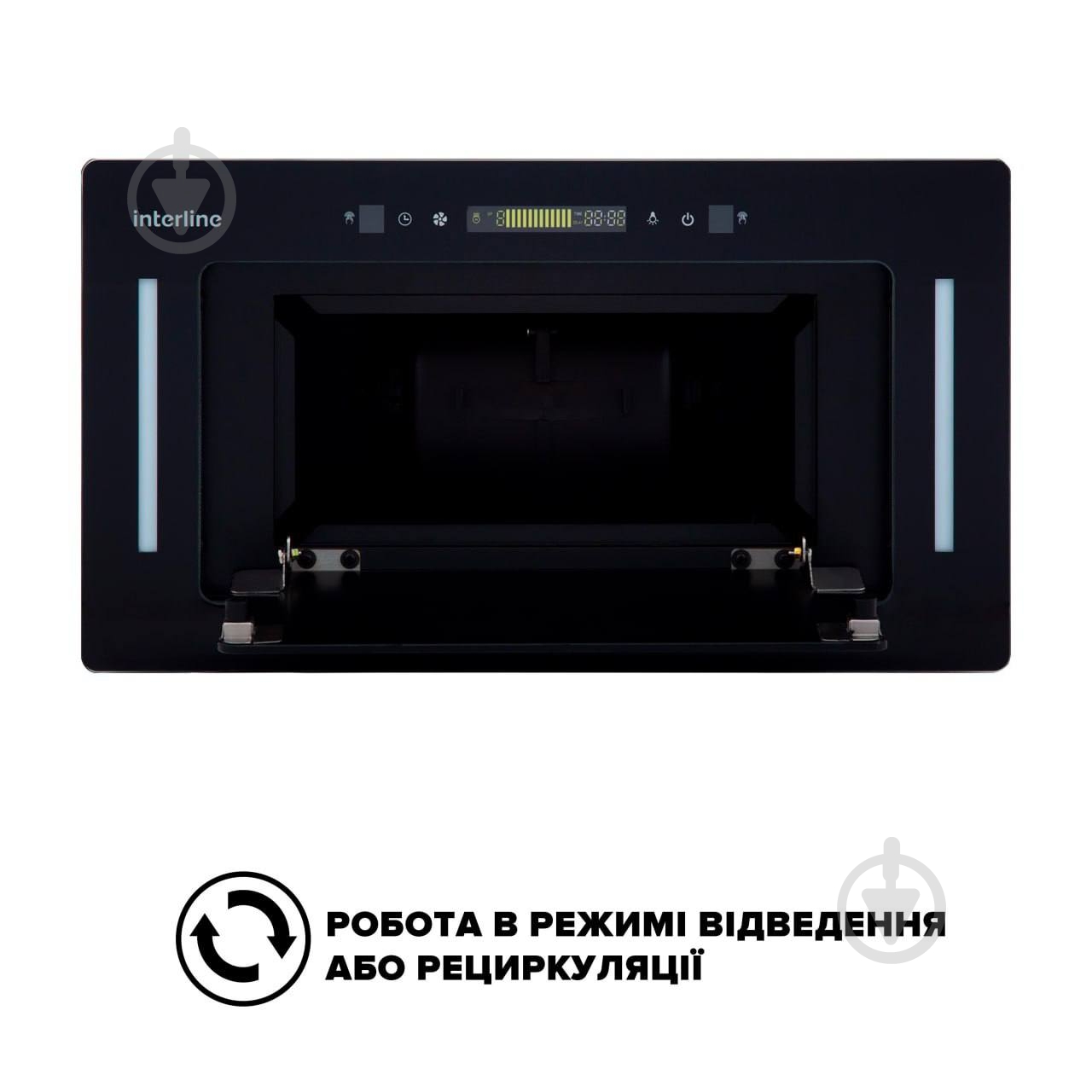 ВИТРИНА! Вытяжка Interline JOLLY BL A/60/GL/K - фото 9
