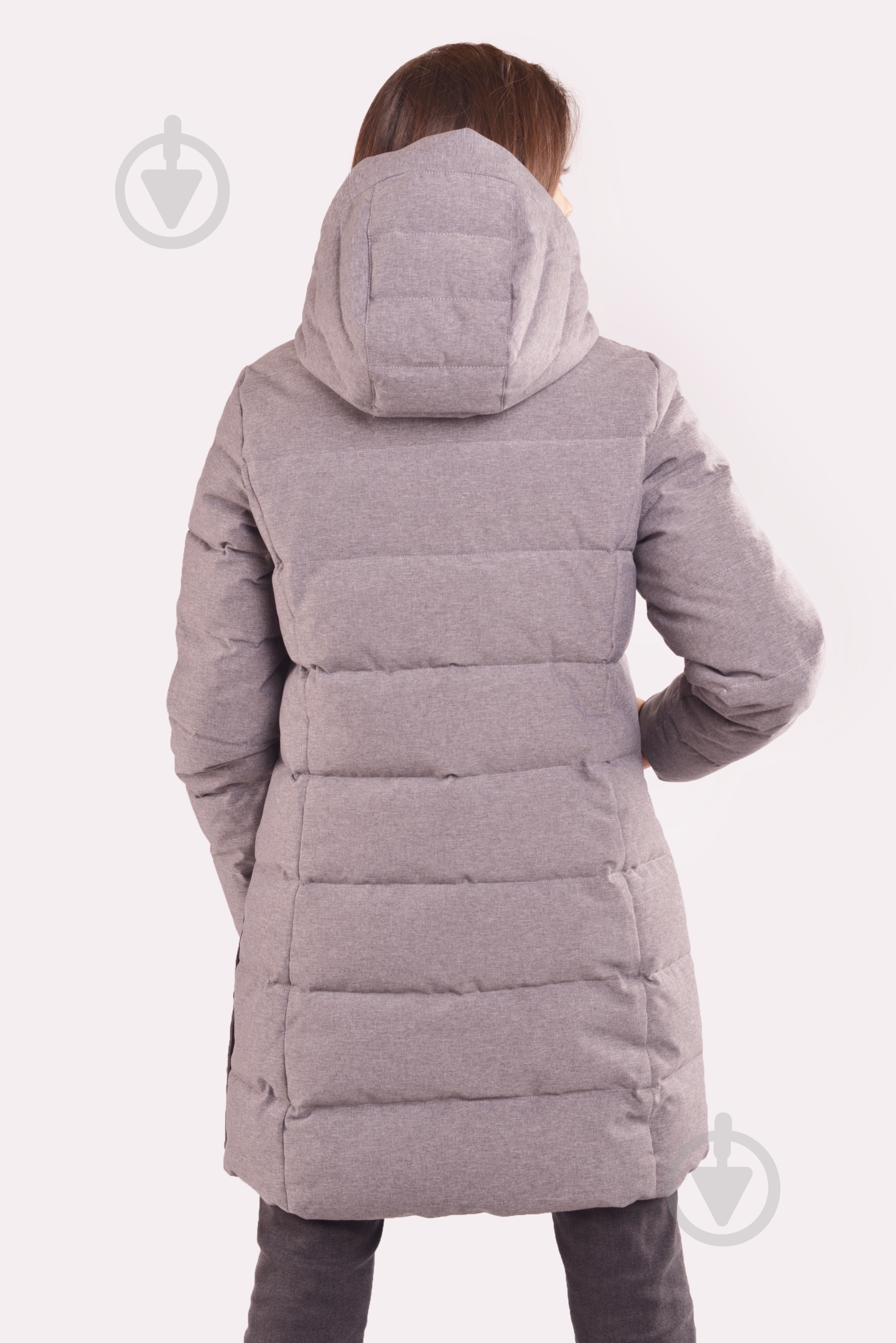 Куртка женская зимняя Avecs AV-70414/2 р.M серая - фото 3