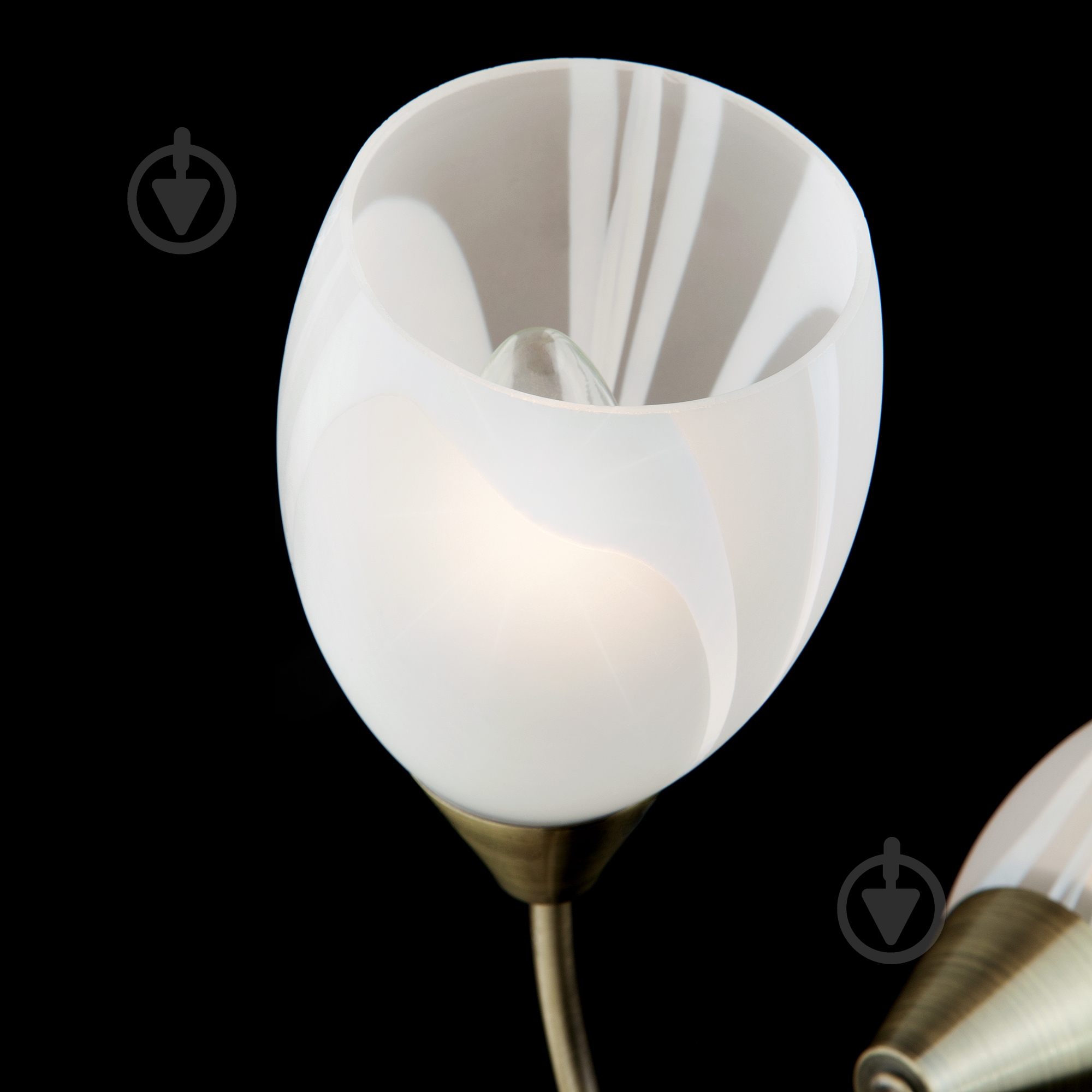 Бра Strotskis Virginia 2275/2 2x60 Вт E27 бронзовый - фото 2