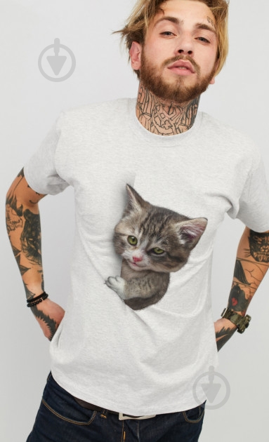 Футболка YAPPI MG1366 р.M серый - фото 1