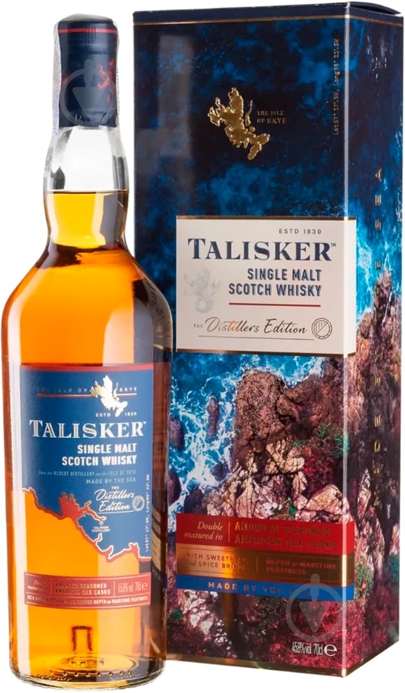 Виски Talisker Distillers Edition 0,7 л - фото 1 Виски Talisker Distillers Edition 0,7 л - фото 1