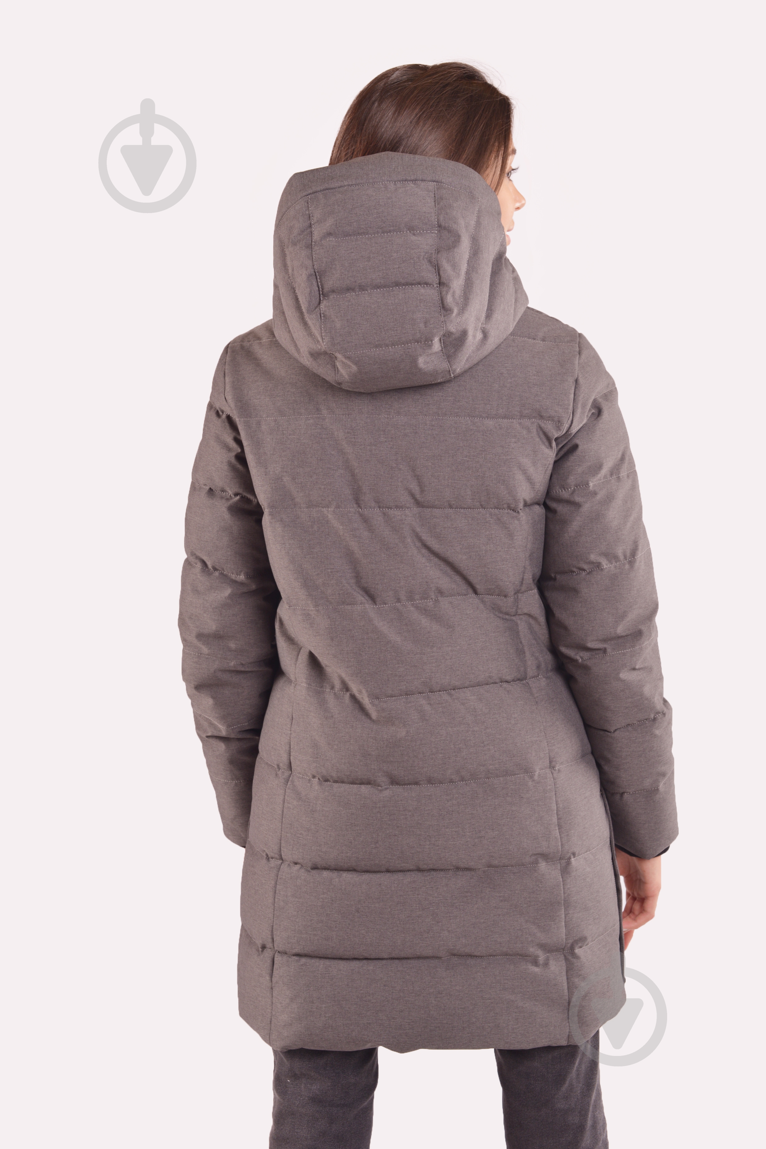 Куртка женская зимняя Avecs AV-70414/17 р.2XL темно-серая - фото 3