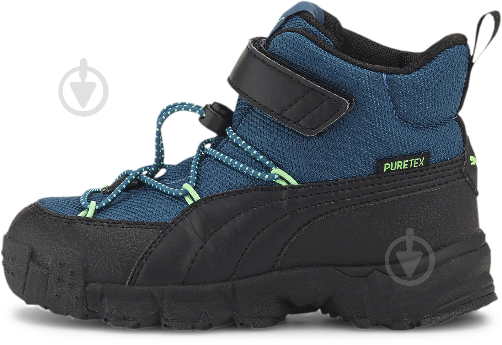 Кроссовки демисезонные Puma MAKA PURETEX V PS DIGI 19291204 р.28,5 синие - фото 1