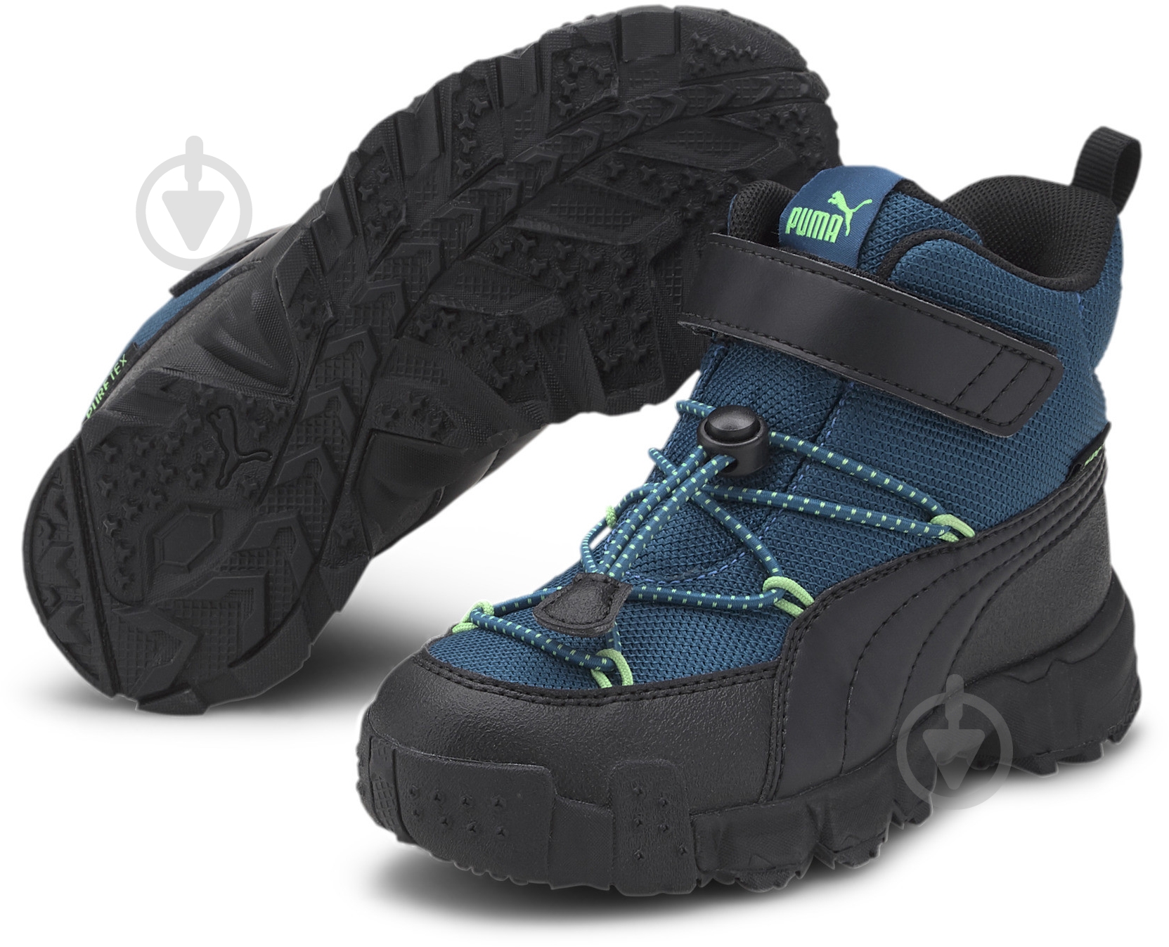 Кроссовки демисезонные Puma MAKA PURETEX V PS DIGI 19291204 р.28,5 синие - фото 4